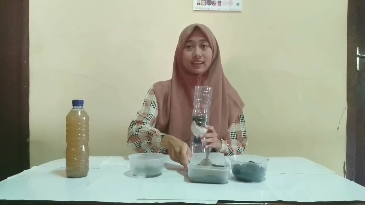 Air Keruh Jadi Jernih ! Dengan teknik penyaringan air sederhana menggunakan pasir lambat