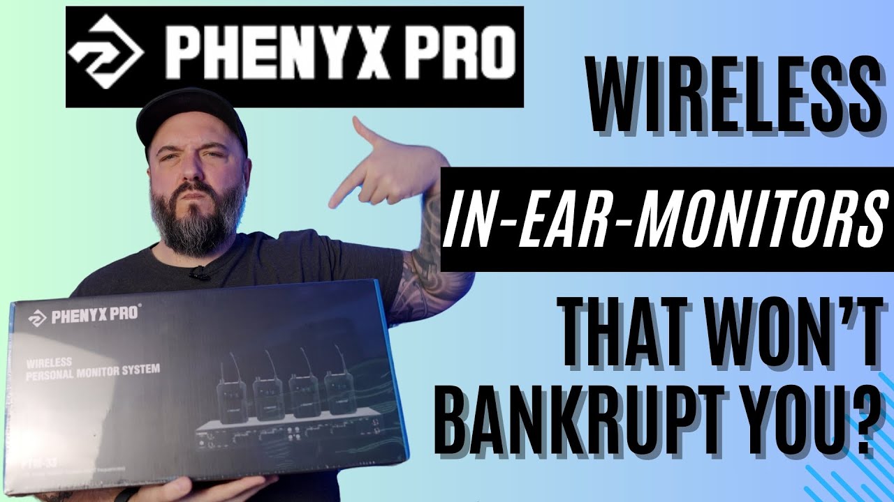 In-Ear Monitors that don't cost $1k+? Phenyx Pro PTM-33 Wireless In Ear Monitoring System