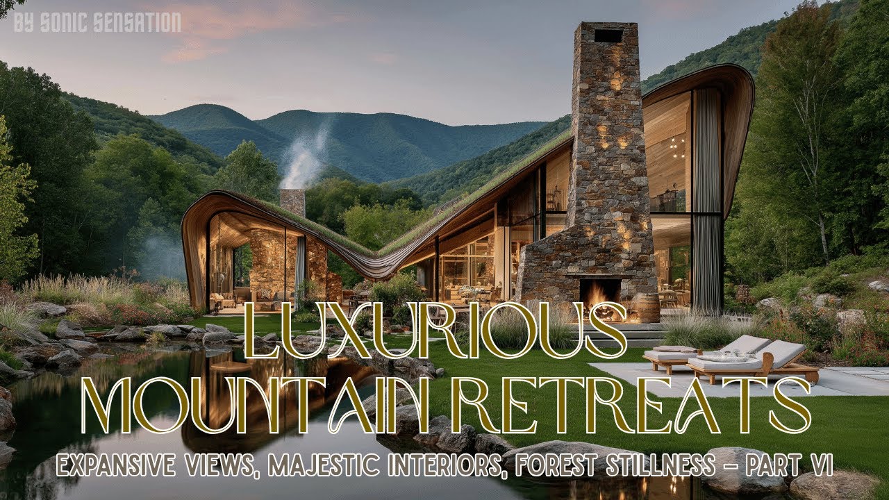 Luxury Mountain Escape | 4K Ambient Soundscape for Deep Focus & Relaxation | Part VI