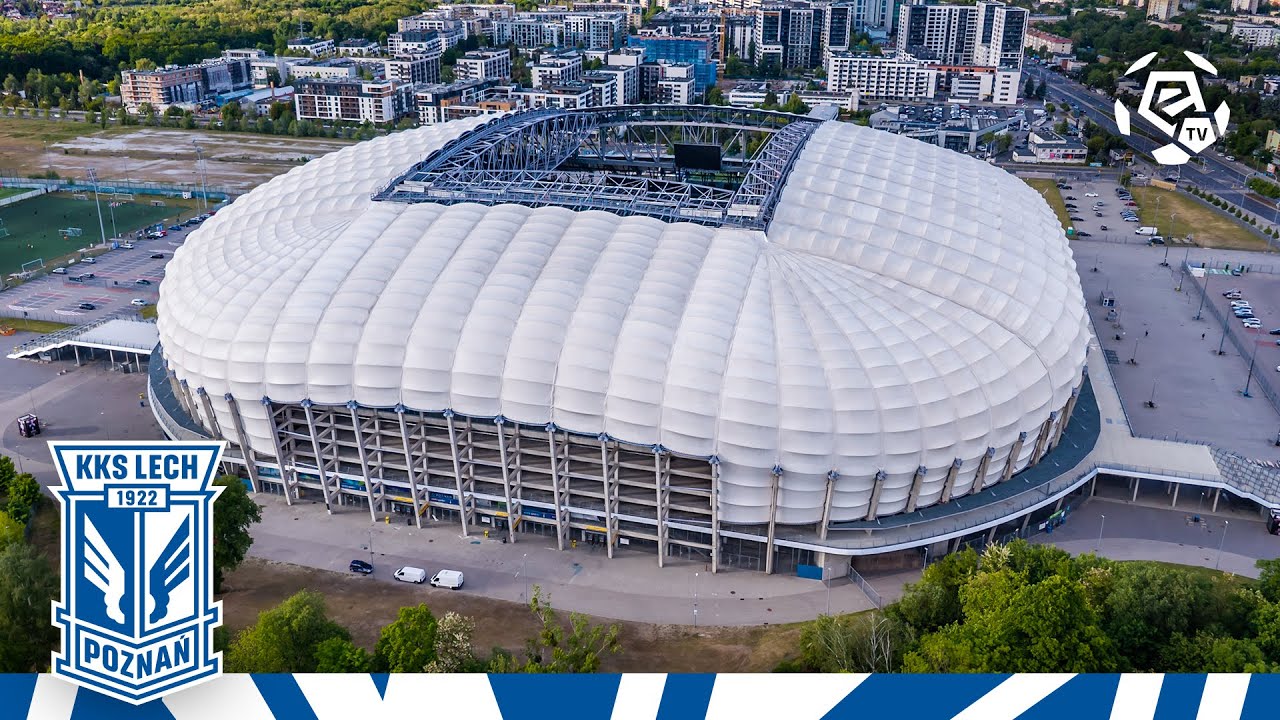 Mistrzowska atmosfera na stadionie Lecha z lotu ptaka! | Ekstraklasa 2024/25
