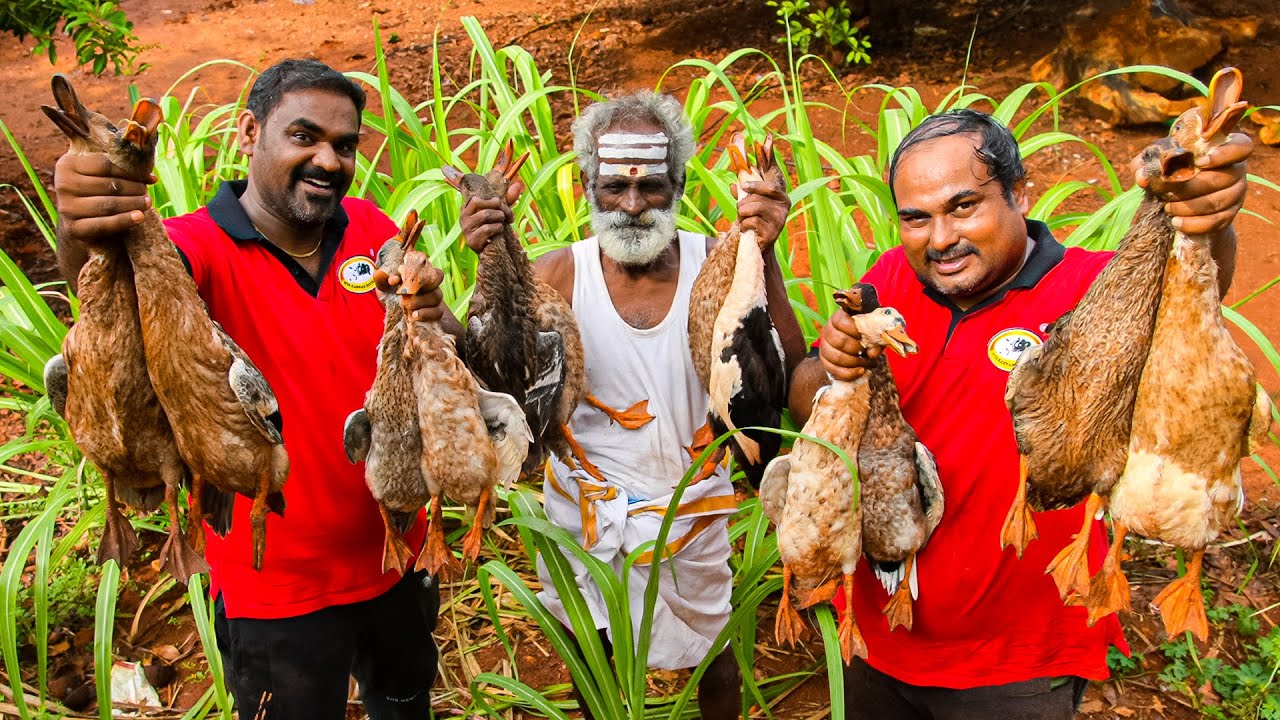 Mud duck Recipe | Duck Cooked in Mud | WORLD FOOD TUBE