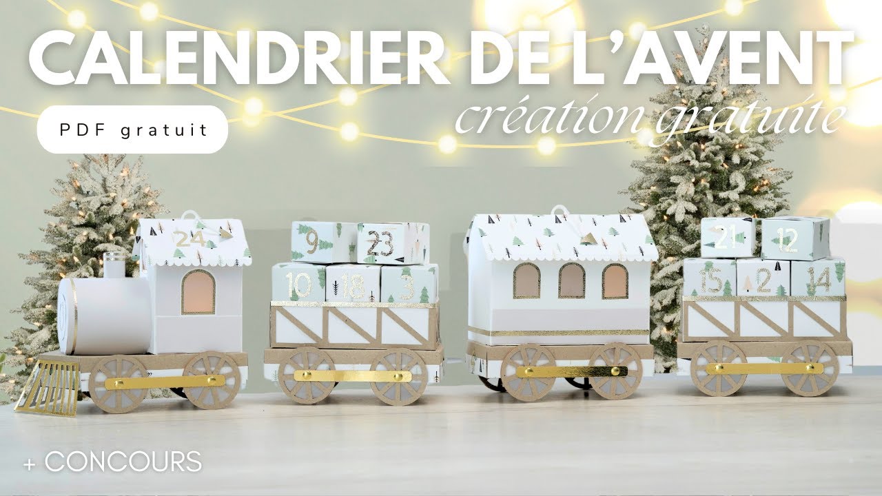 FABRIQUER GRATUITEMENT SON CALENDRIER DE L'AVENT 🎄