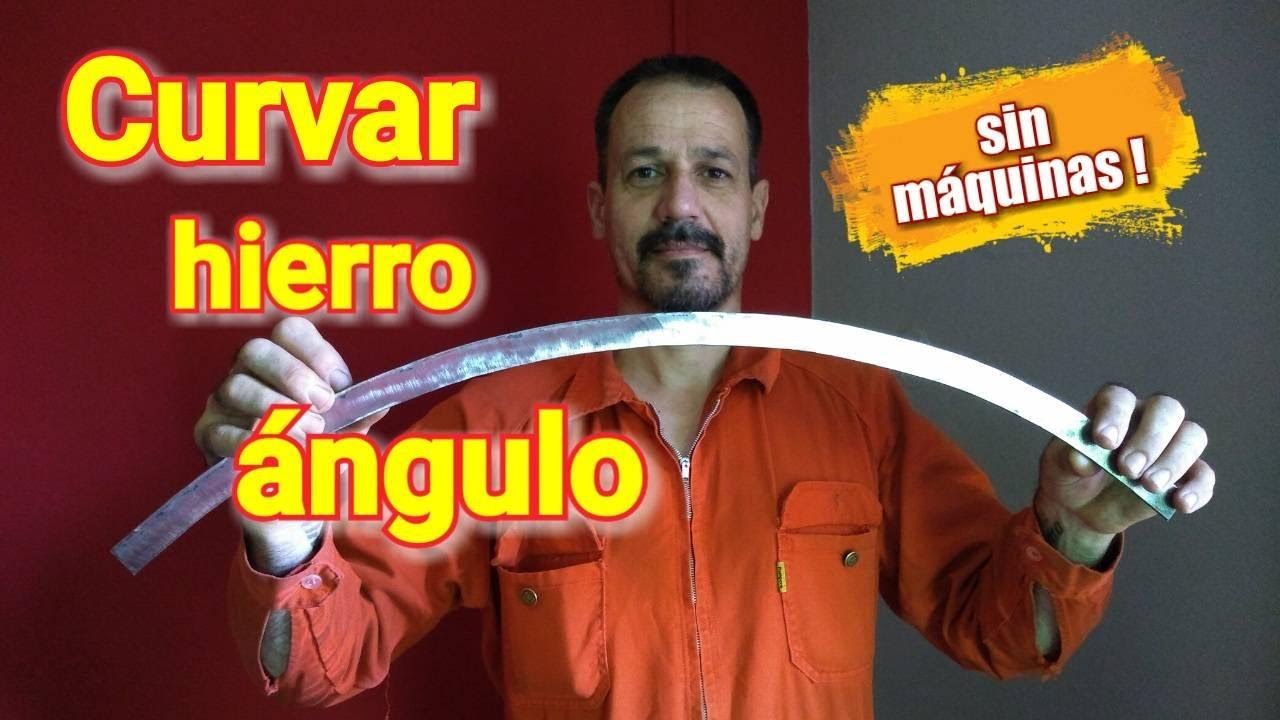 Como CURVAR Hierro ANGULO !! sin maquinas !!#herreriasinsecretos