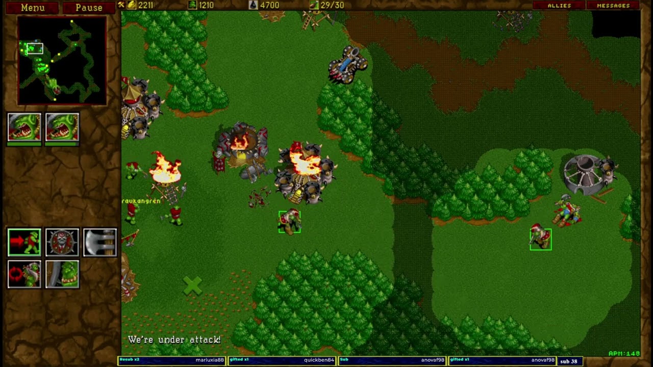 Warcraft 2 Garden of War 1v1 u8t3io3p vs [TD]Medivh