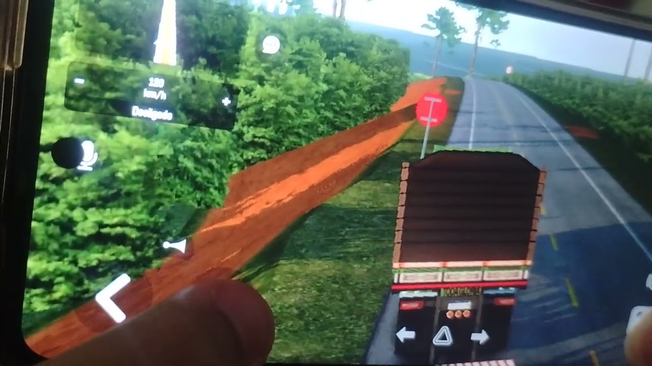 O primeiro vídeo  jogando com a Scania p320 