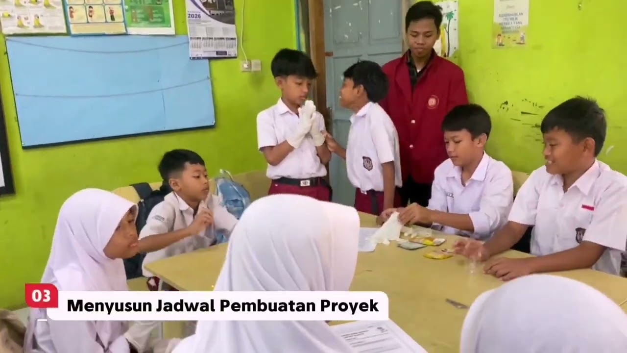 INOVASI PEMBELAJARAN BERBASIS PROYEK : MEMBUAT GANTUNGAN DARI SAMPAH PLASTIK