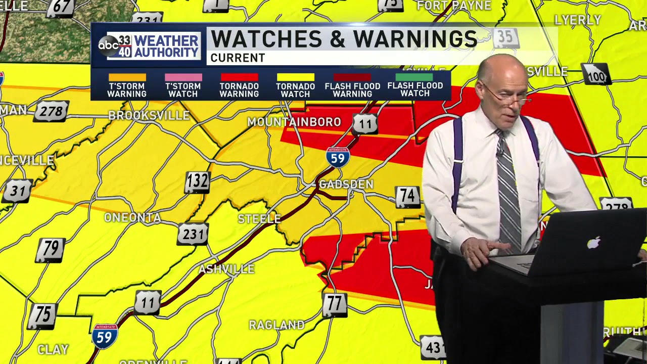 Jacksonville Tornado Coverage - March 19, 2018