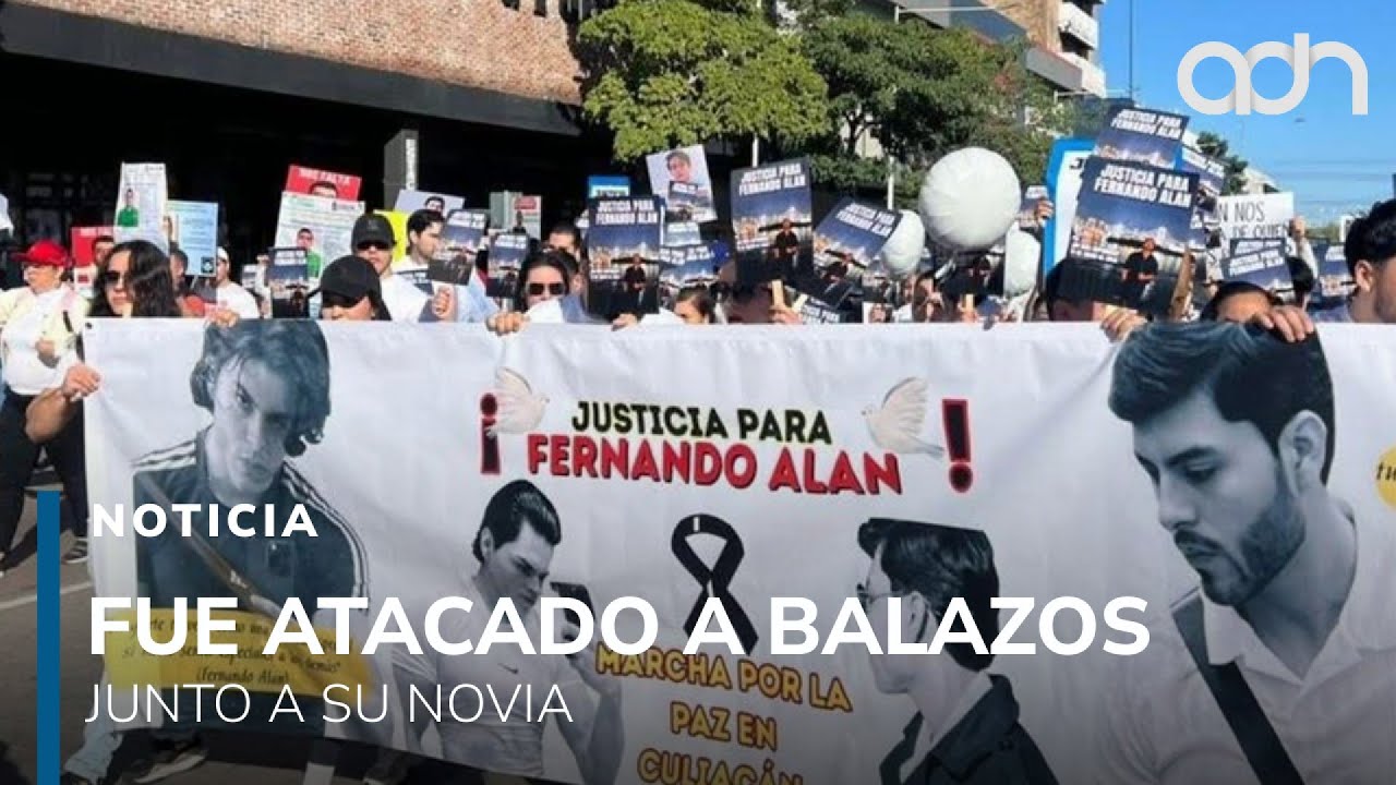 Exigen justicia por el asesinato de Fernando Alan durante operativo militar en Culiacán