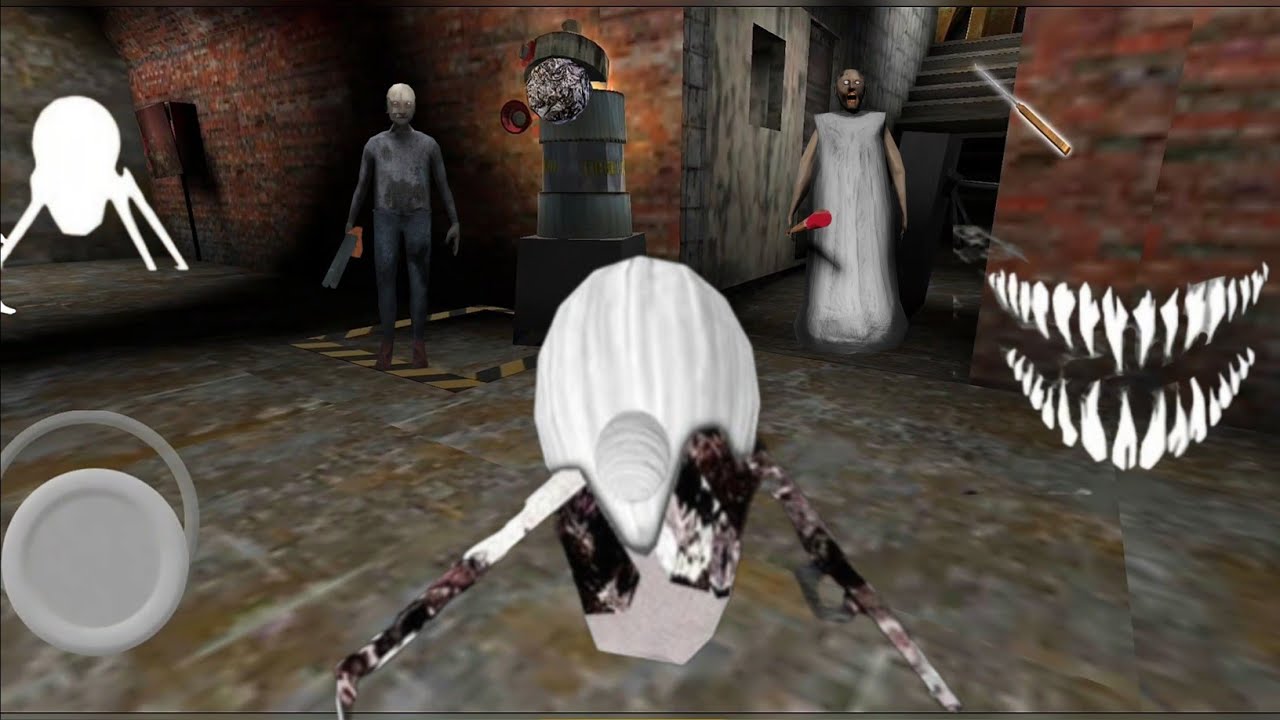 Playing as spider mom vs granny in granny 3 mod menu 