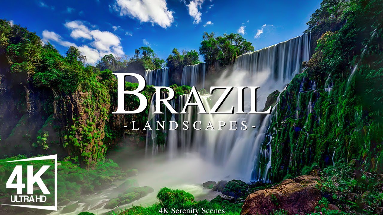 Brazil 4K UHD - Scenic Relaxation Film With Calming Music - 4K Video Ultra HD