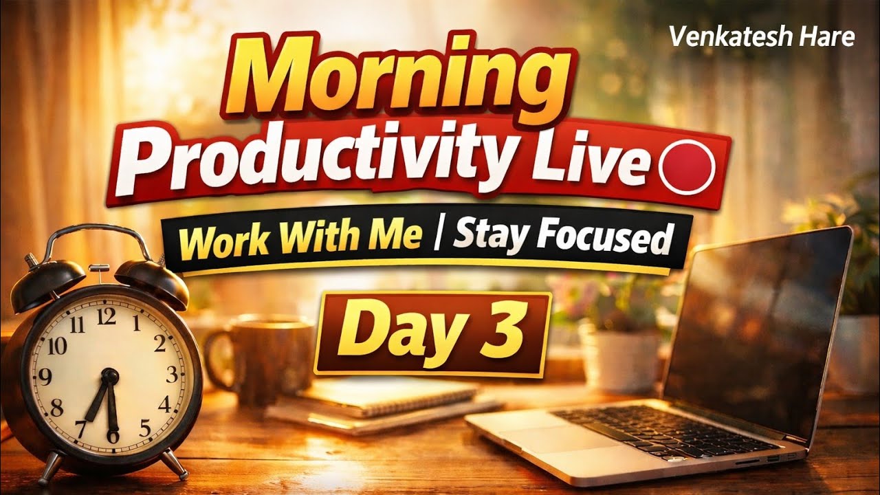 Get out the bed and Star working