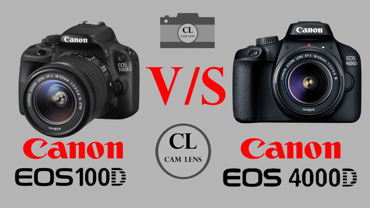 Canon EOS 100D VS Canon EOS 4000D
