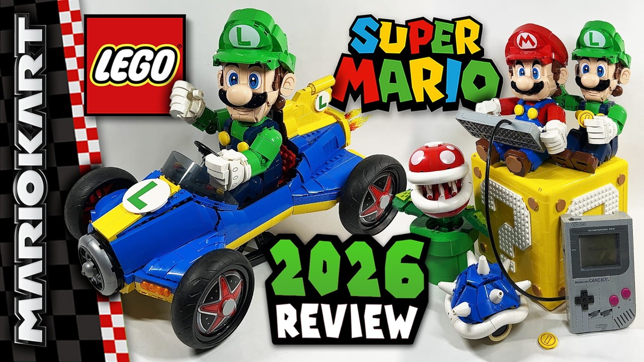 LEGO Mario Kart - Luigi & Mach 8 (72050) 2026 Set Review