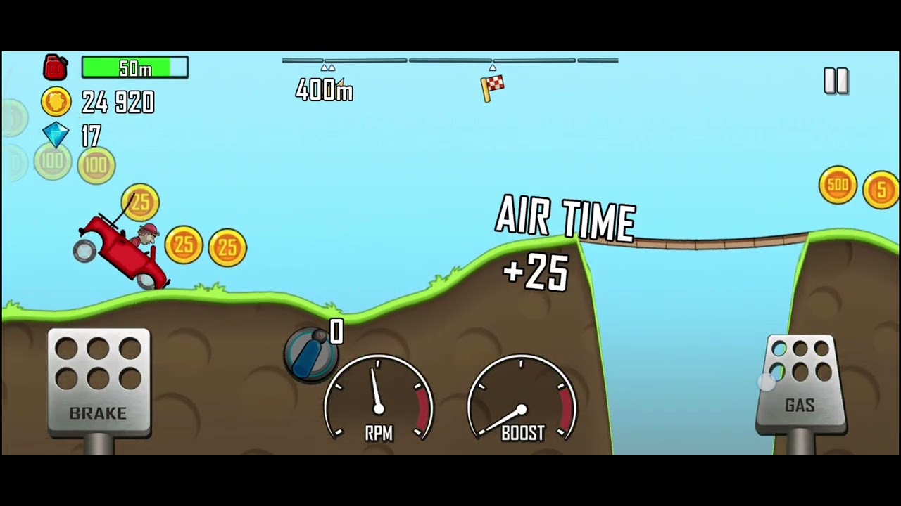 Struggling to reach level 3 but failed |Hill Climb racing|#hillclimbracing #failed #gamevideo 