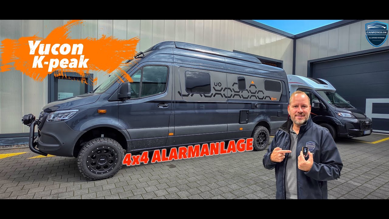 DER GROßE😍YUCON K-peak 7.0 GD 4x4 OFFROAD CAMPER🔐 WOHNMOBIL ALARMANLAGE MERCEDES SPRINTER 2025