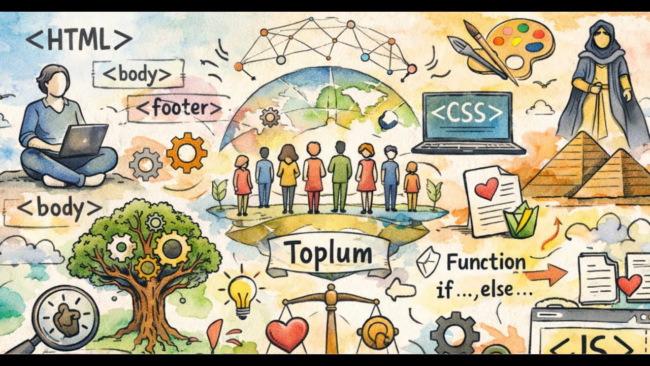 Kodlama ve Etik Toplum: HTML, CSS ve JavaScript ile Dijital Dünyanın Yapısı