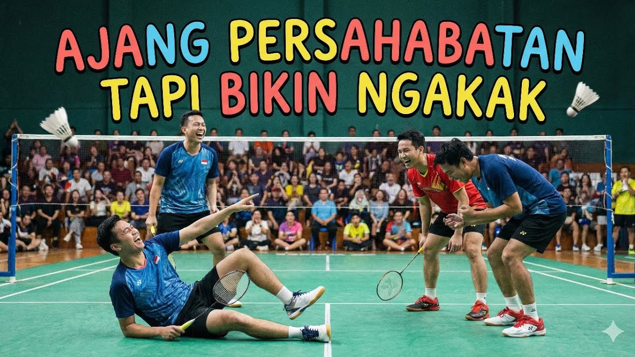 Lama tak jumpa bukannya Nongkrong di Coffe #vlog #bulutangkis #hiburan #pbsi 