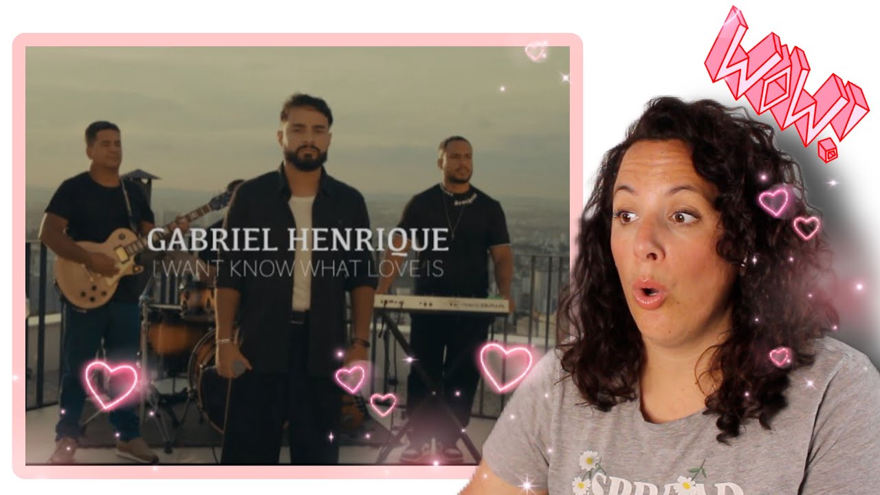 Gabriel Henrique, Coral Black To Black | I Want to Know What Love Is   | PERFECTION 😍 🤯 REACTION 🥰
