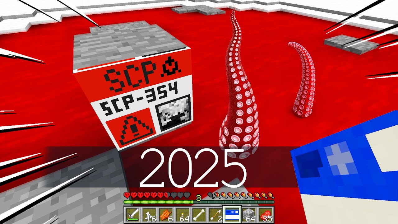 NON NUOTARE NEL LAGO ROSSO!! - Minecraft SCP 354 2025