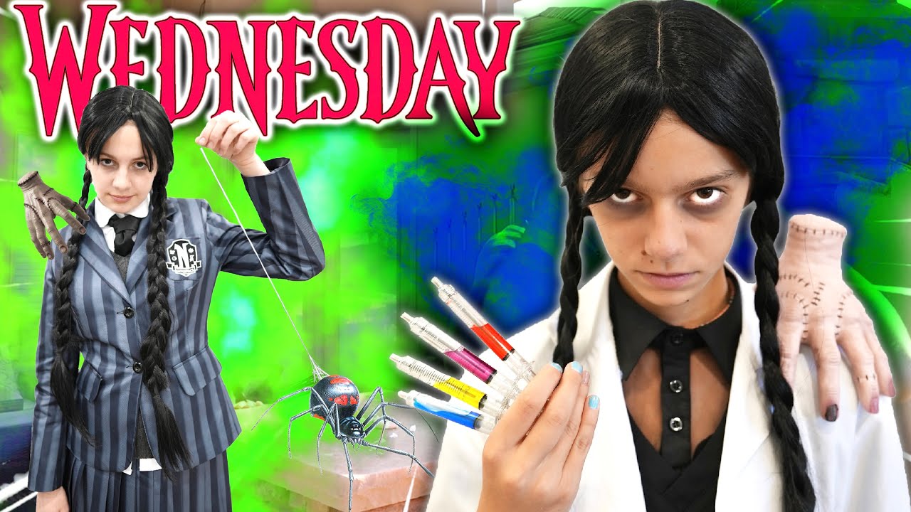 HELP....Doctor Wednesday Adams Pranks With April Fools Day Jokes!