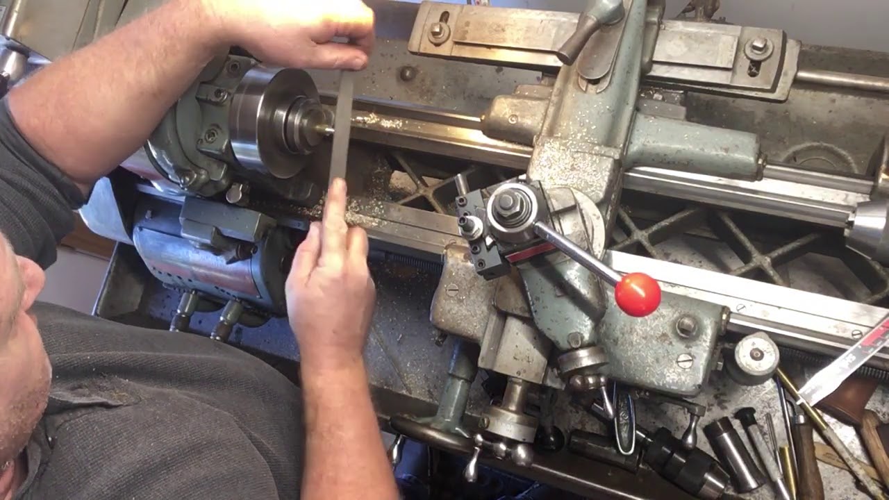 Making a saxophone post entirely on the lathe.