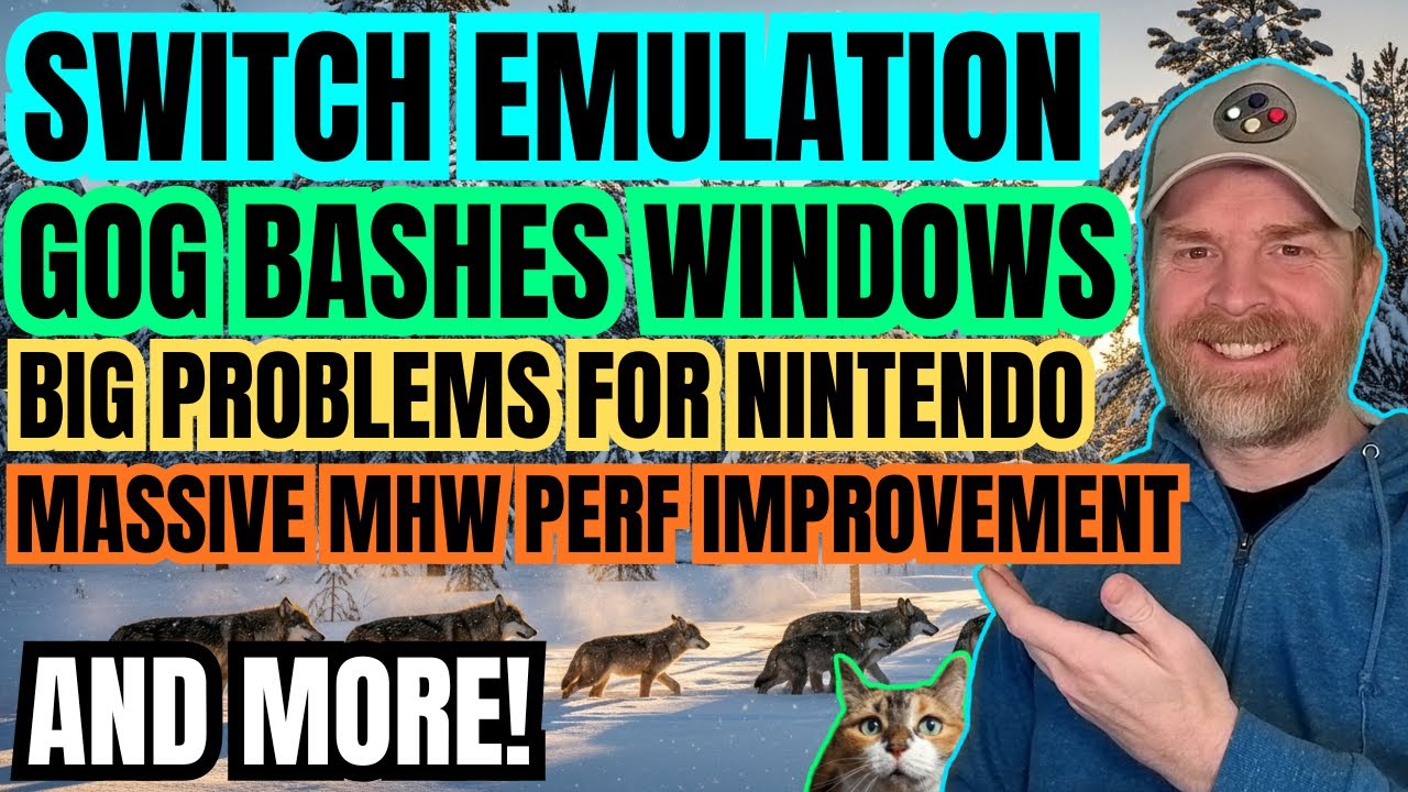 Big Problems for Nintendo, Massive Monster Hunter Wilds Performance Improvement, Switch Emulation...
