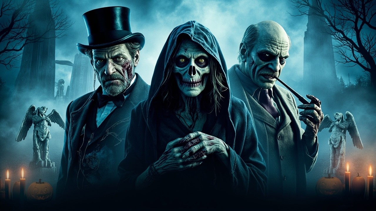 Halloween In Graveyard 2 - Gothic Victorian Horror