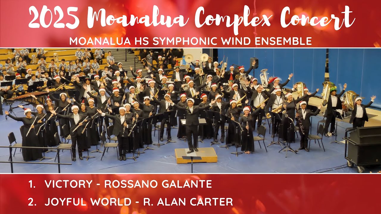 Moanalua HS Symphonic Wind Ensemble | 2025 Moanalua Complex Concert