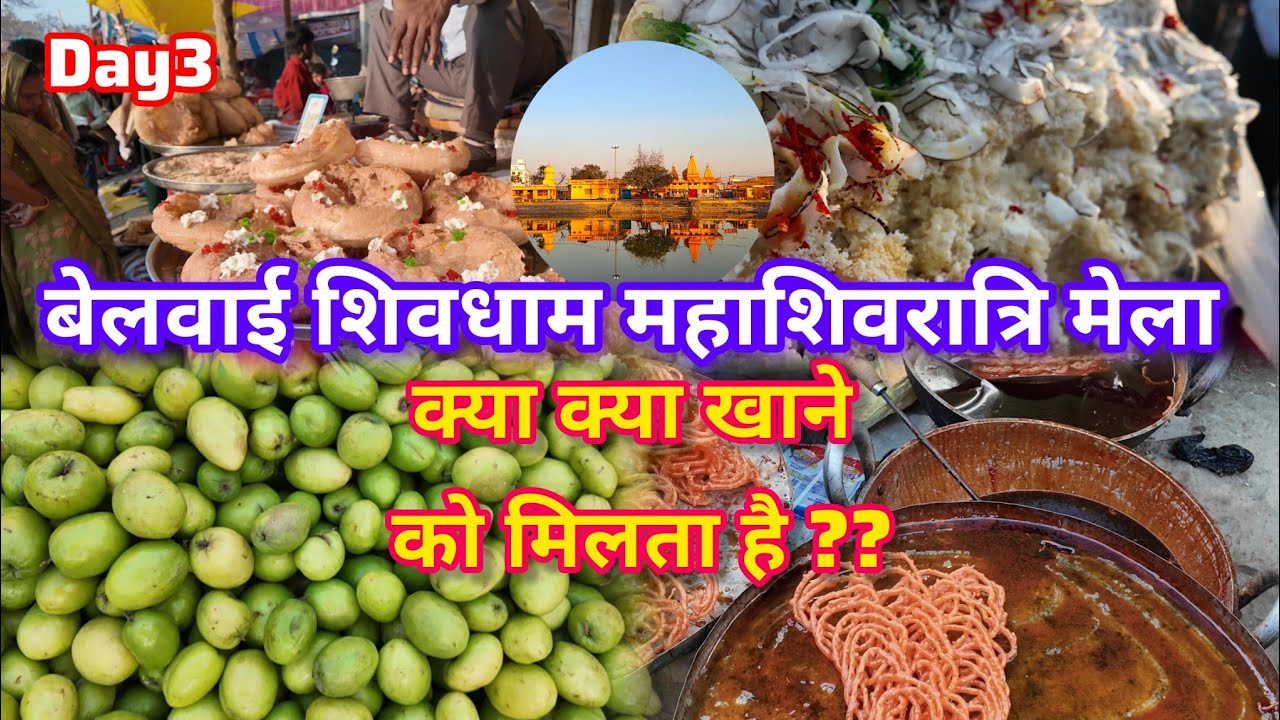 Belwai Shivdham Day 3 Shivratri Mela 2026 | Full Food Vlog at Belwai Dham Sultanpur 🍛🙏