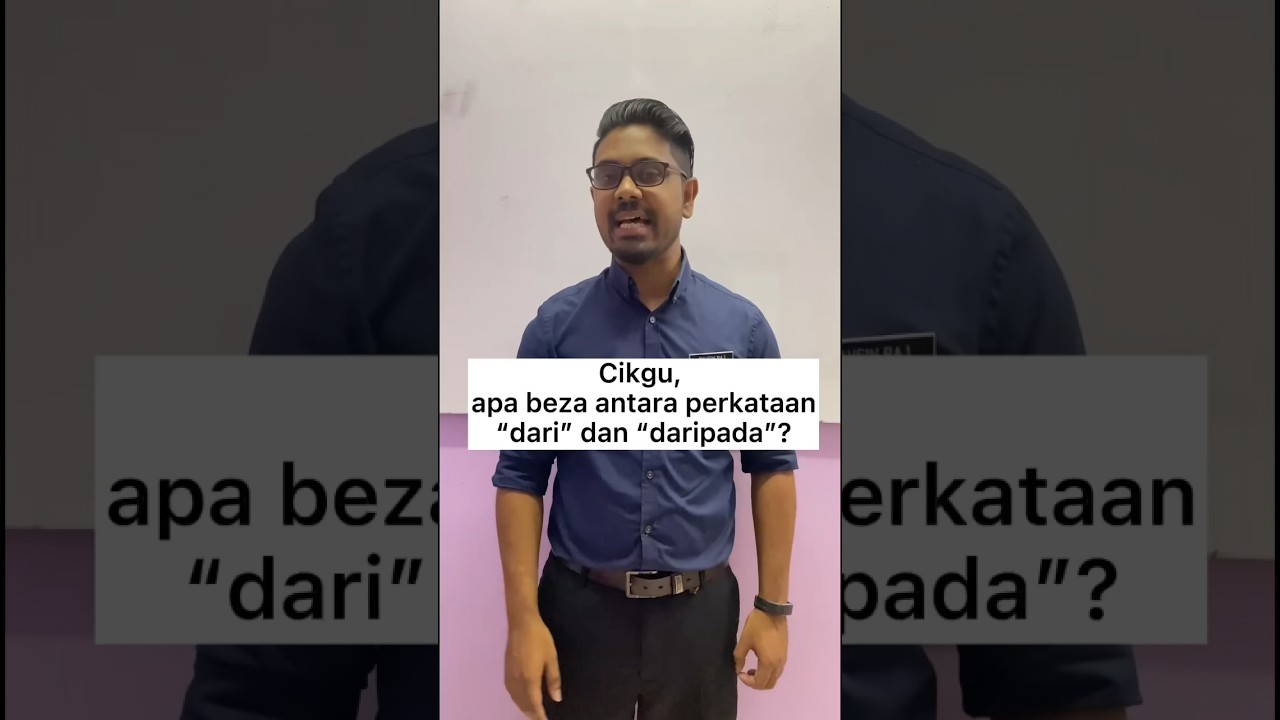 KATA SENDI NAMA(dari & daripada) #bahasamelayu #bahasajiwabangsa