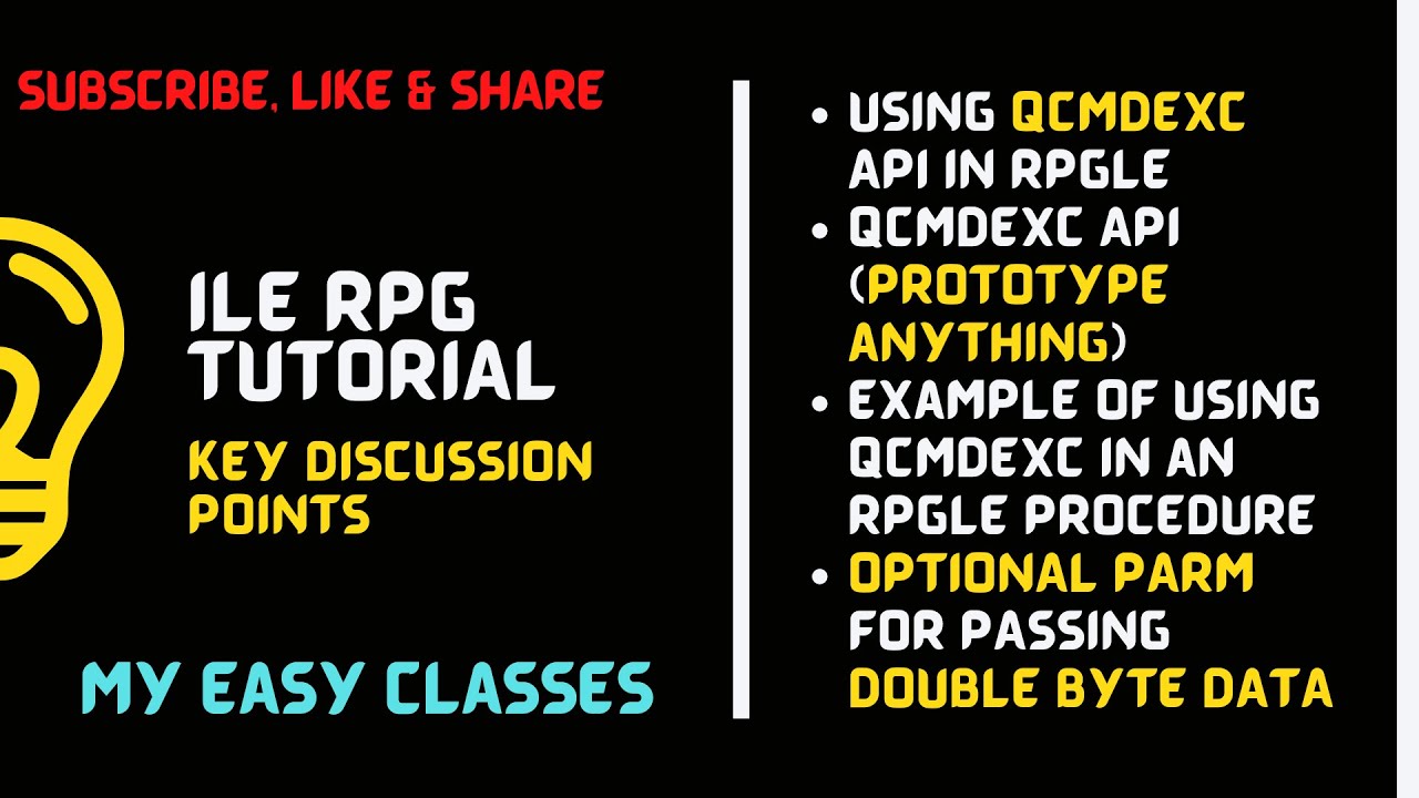 Using QCMDEXC API in RPGLE -Prototype anything-Example of Using QCMDEXC in an RPGLE Procedure-DBCS