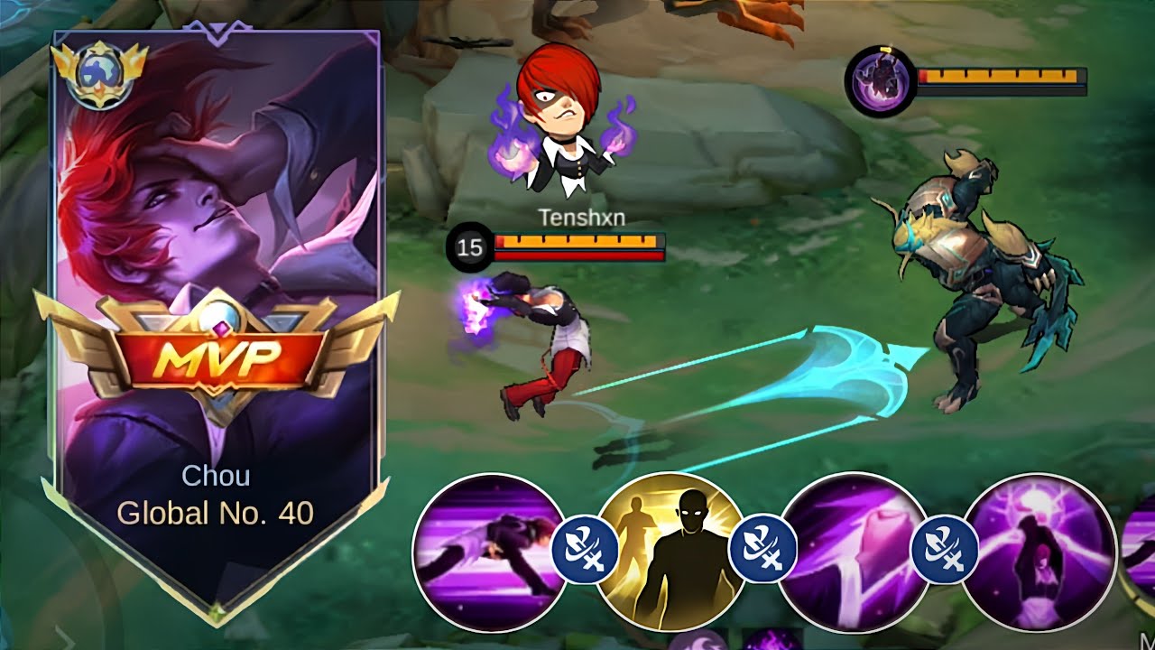 OUTPLAY YOUR OPPONENT LIKE A PRO USING THIS CHOU BROKEN COMBO TRICK AGAINST SUSTAIN TYPE HEROES 🔥🔥