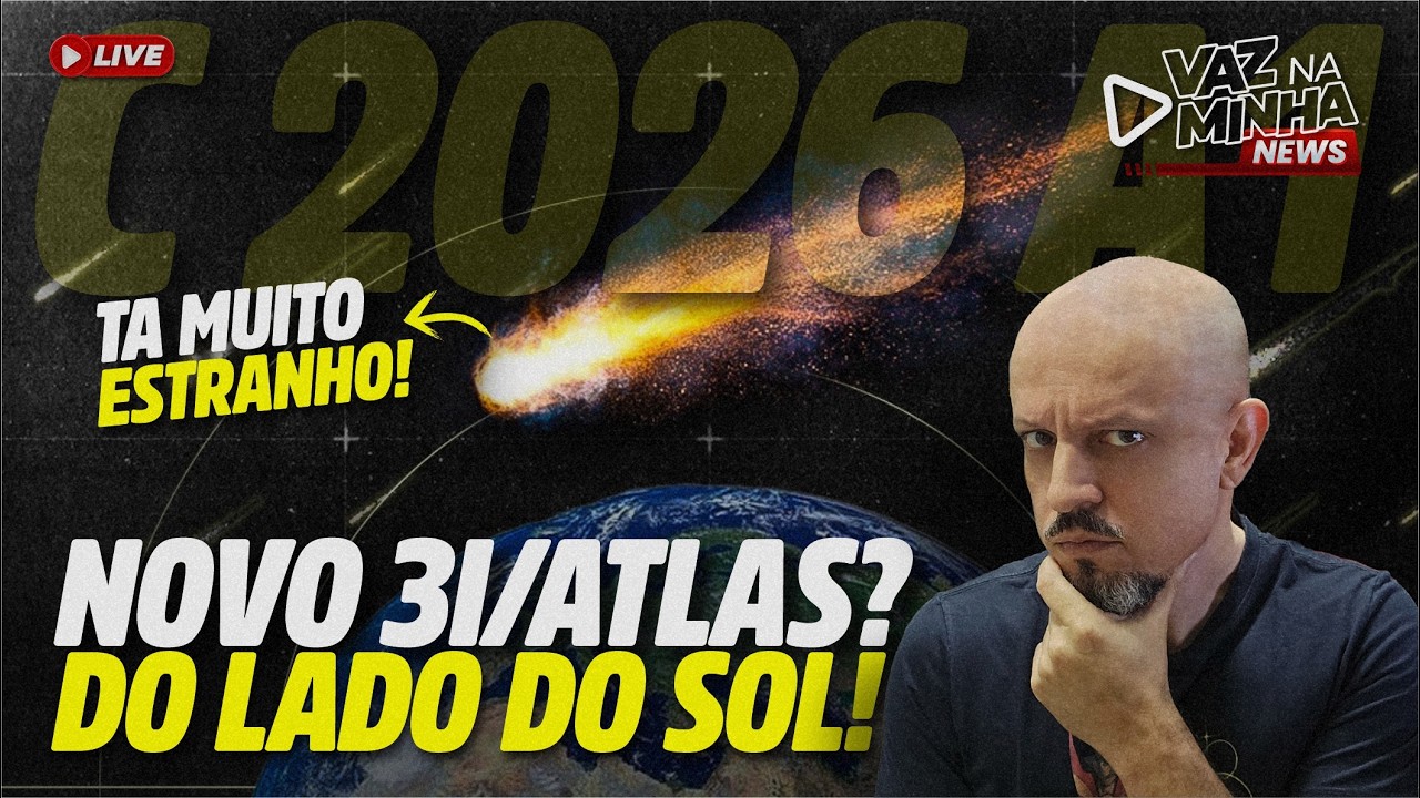 NOVO 3I/ATLAS? Cometa vai raspar no Sol em abril ☄️🔥