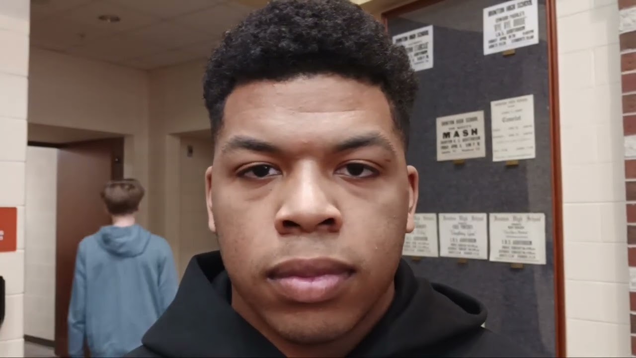 Ironton High's Zayne Williams spoke about his decision to play football at Tiffin University.
