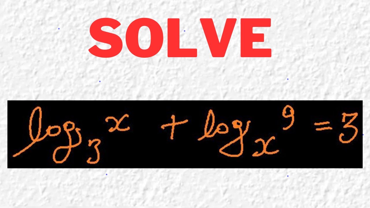 solve logarithmic equations (example 2)