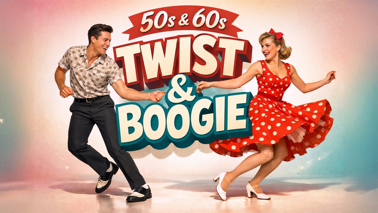 Boogie Woogie & Twist | 1950s Rock and Roll for Study, Relaxing & Work
