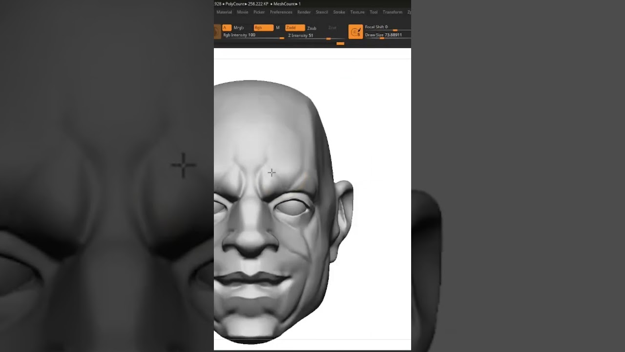 ZBrush Timelapse &ndash; Sculpting a Laughing Tavern Thug | 32mm Miniature Sculpting for RPGs