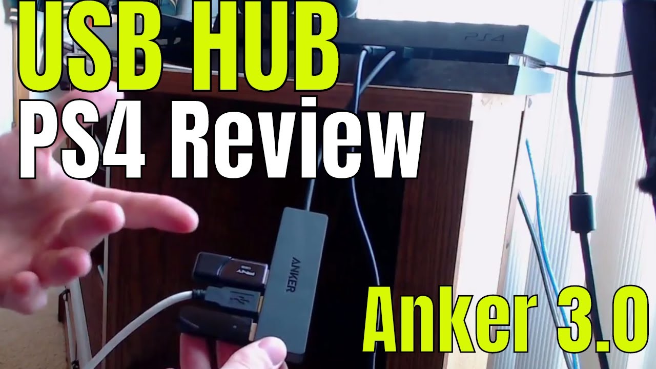 PS4 USB HUB Review  | ANKER 3.0 DATA HUB | MOUSE KEYBOARD FORTNITE?