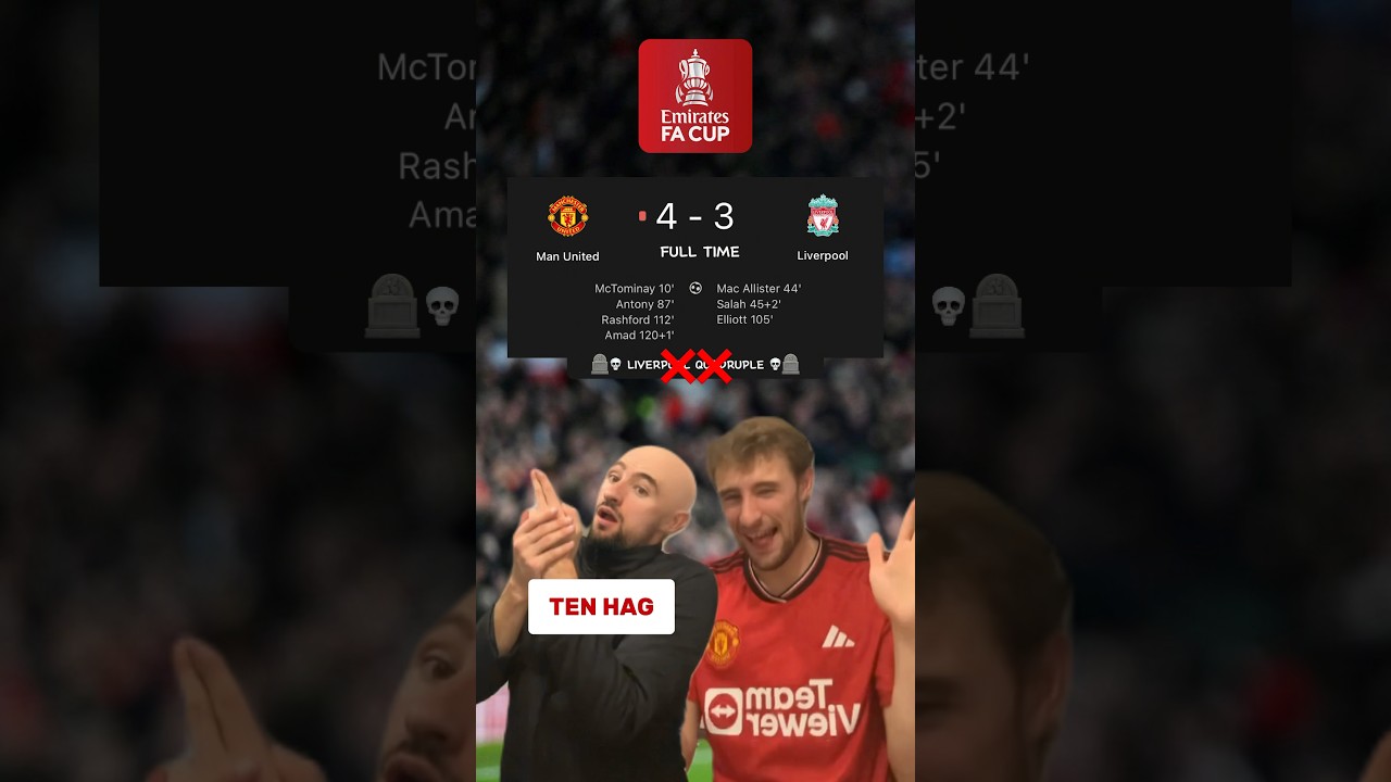 ERIK TEN HAG JUST RUINED KLOPPS FAREWELL SEASON?! 😱🪦 | MAN UNITED 4-3 LIVERPOOL