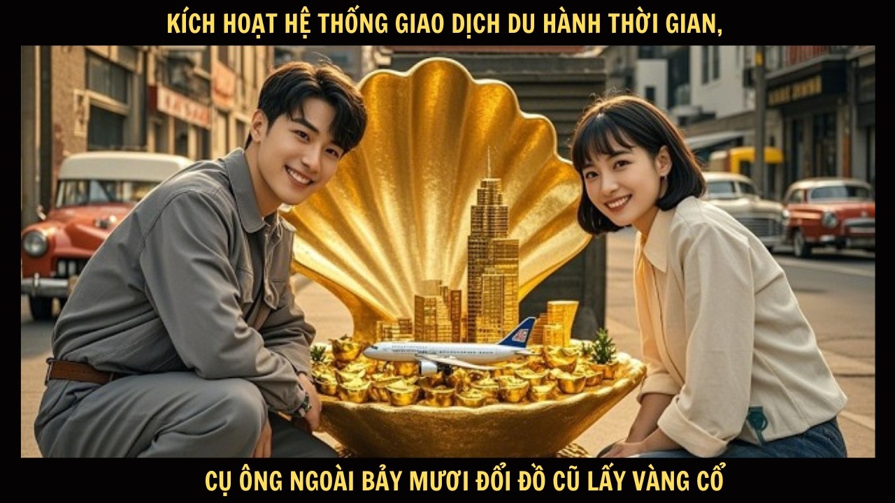 Kích hoạt hệ thống giao dịch du hành thời gian, cụ ông ngoài bảy mươi đổi đồ cũ lấy vàng cổ