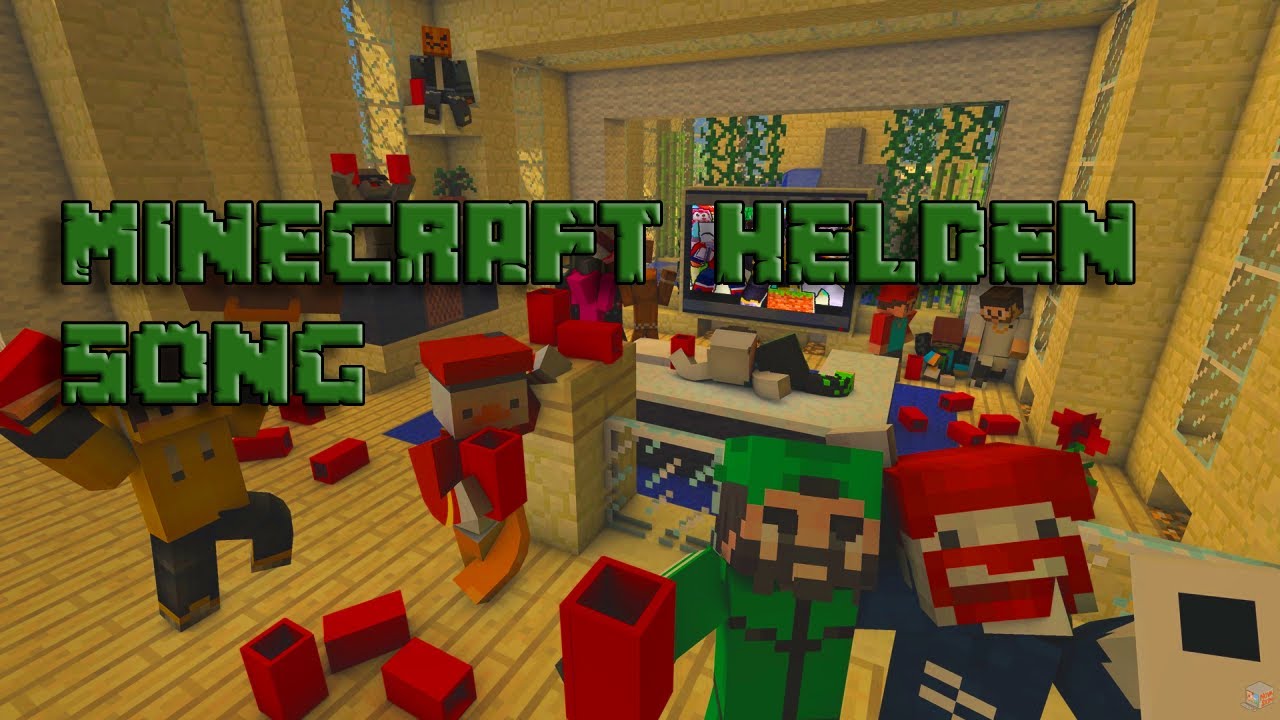 PumpkinSnow - Minecraft Helden Song (Offizielles Musikvideo - Compilation)