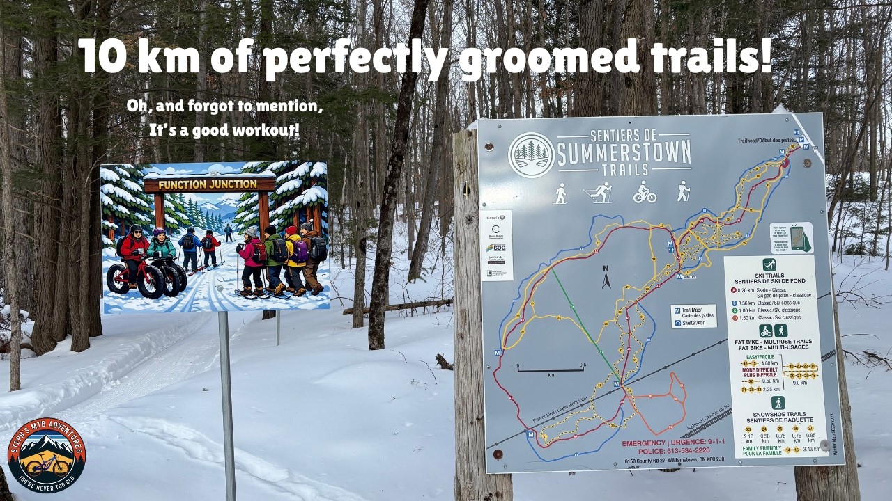 10 km of perfectly groomed trails / Summerstown Trails