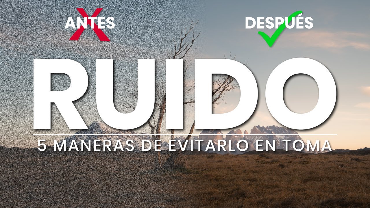 RUIDO en fotografía ❌ | 5 maneras de EVITARLO EN TOMA ✅