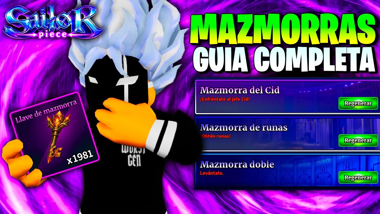 CHETA TU CUENTA con la GUIA de MAZMORRAS en Sailor Piece🤩