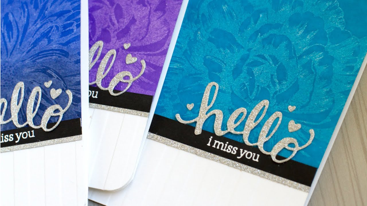 Stamping With Water (Distress Ink)