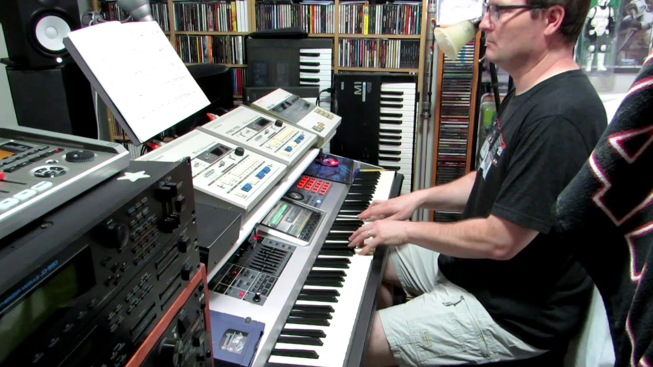 Bach Goldberg Variation Aria with Roland Fantom G8