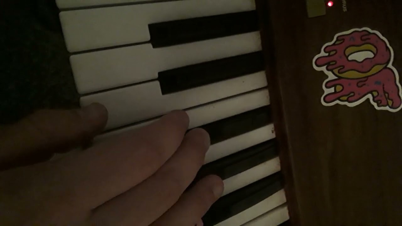 Out Getting Ribs piano tutorial (King Krule)