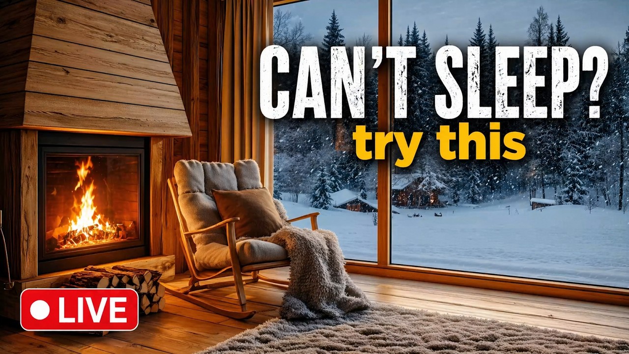 Relax – Sleep, Fireplace & Nature Sounds | 12 Hours Natural Crackling Fire for Deep Sleep (Full HD)