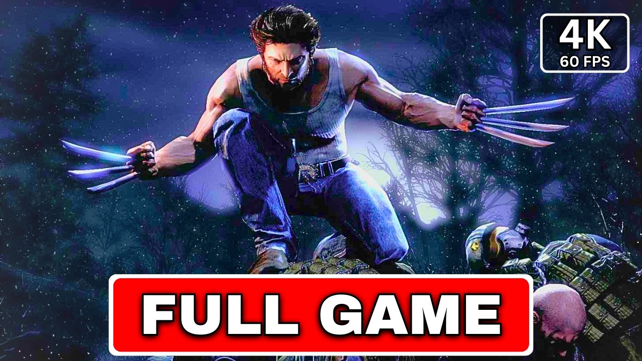 X-Men Origins: Wolverine Full Story Gameplay (4K 60FPS) No Commentary