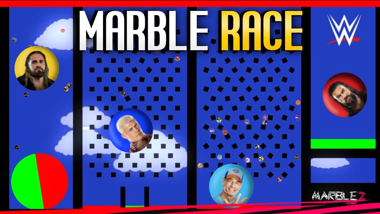 WWE Superstars Marble Race